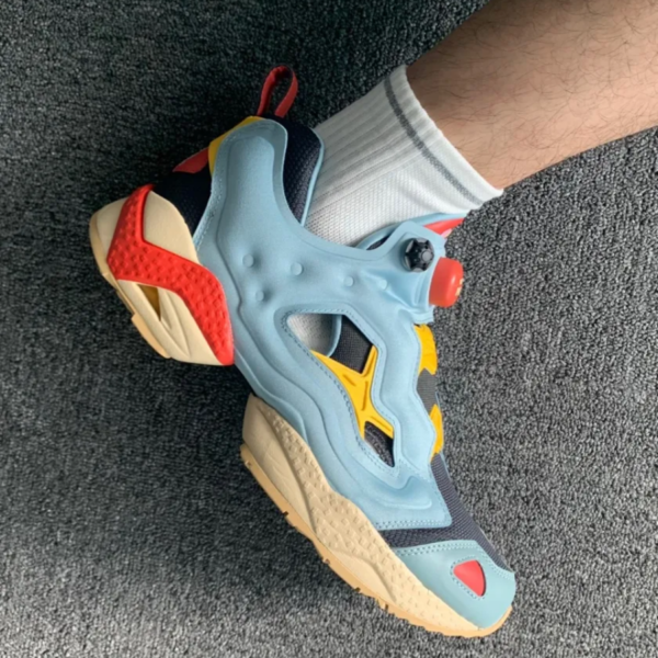 Giày Reedok Looney Tunes Instapump Fury 95 'White Blue' GZ4948 - Hình ảnh 4