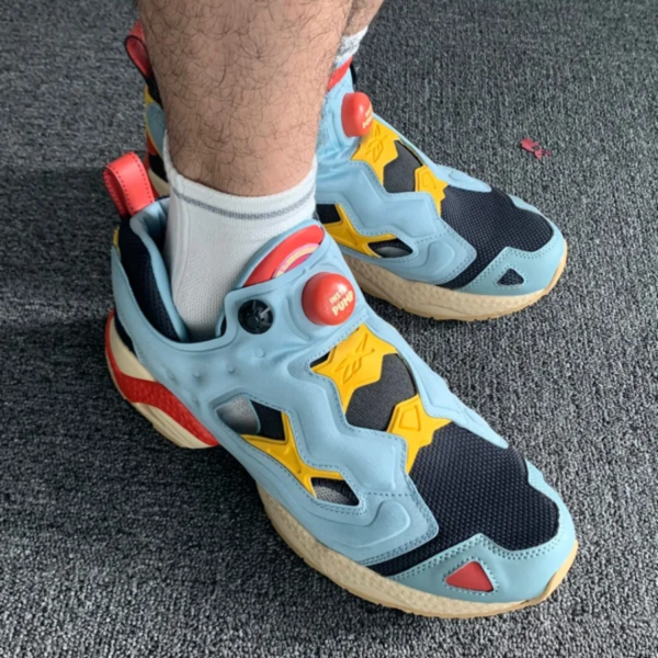 Giày Reedok Looney Tunes Instapump Fury 95 'White Blue' GZ4948 - Hình ảnh 3