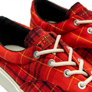 Giay Converse Skid Grip Low 'Twisted Plaid And Haute Red' 169219C