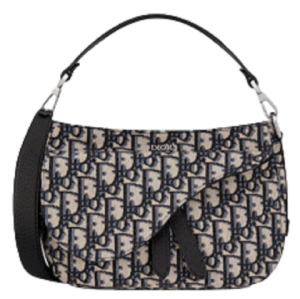 Tui Dior Mini Saddle Soft Bag 'Beige Black' 1ADHO024YKY-H05E