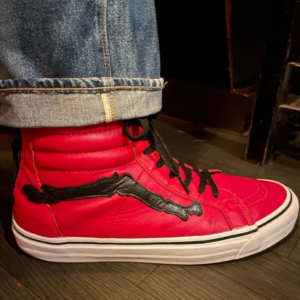 Giay Vans Sk8-Hi Reissue Zip Blends Bones Chili Pepper 'Red' VN0000SPE01