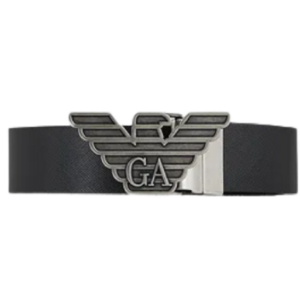 Thắt Lưng Giorgio Arman Reversible In Saffiano 'Black' Y4S270YLP4X188001