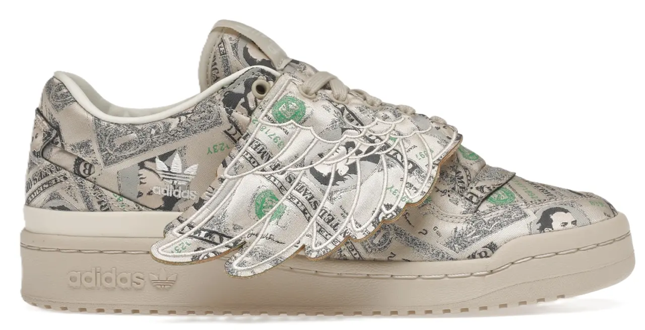 Giày Adidas Jeremy Scott x Forum Wings 1.0 Low 'Money' GX6393