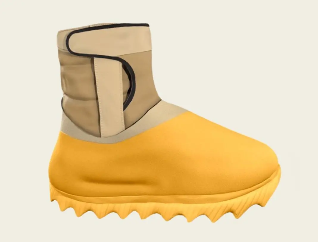 Nhung hinh anh moi nhat ve phien ban Adidas Yeezy Knit Runner Boot "Sulfur"