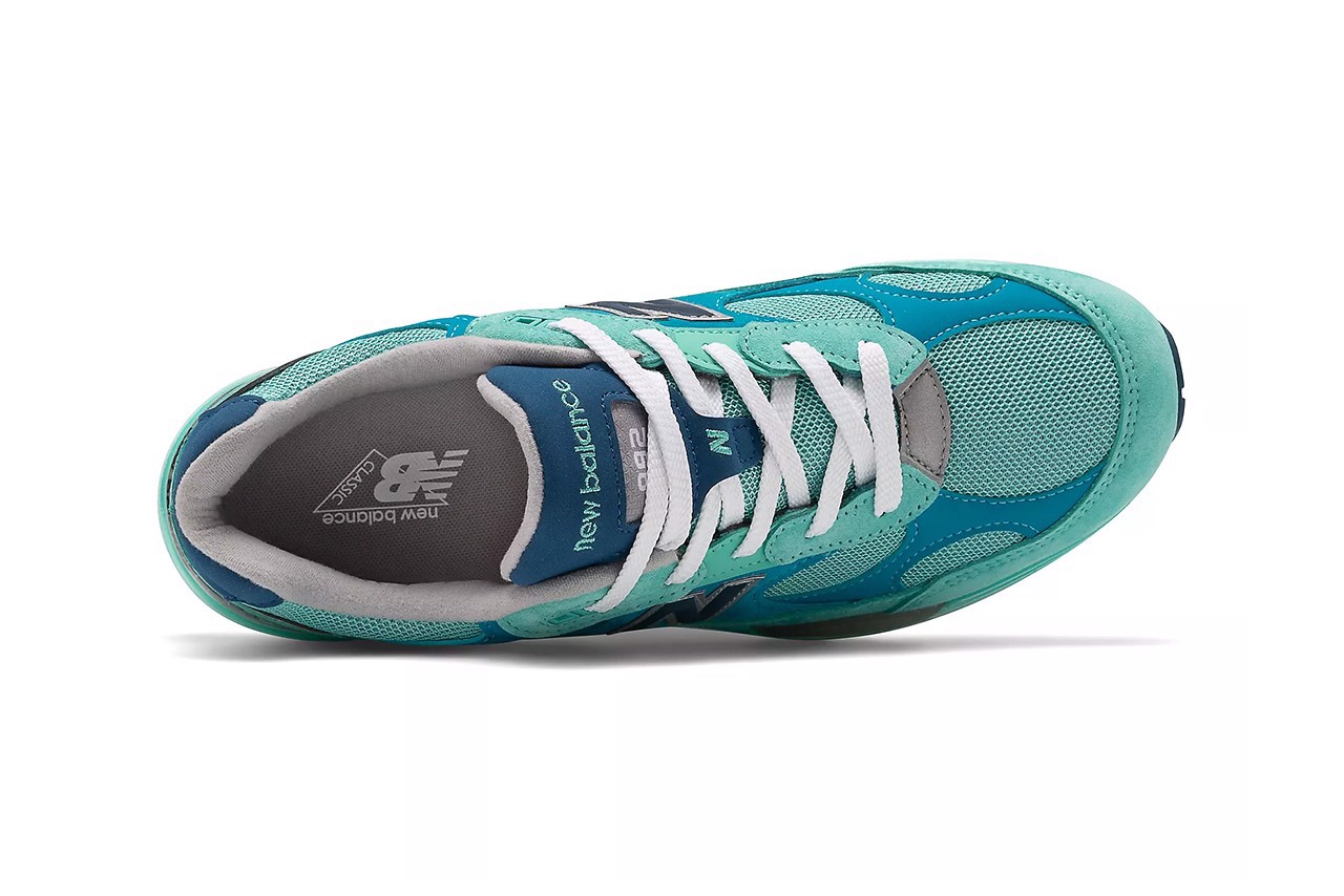 Hinh anh 3: New Balance 992 trong phoi mau moi mang ten "Aqua Blue" sap duoc phat hanh