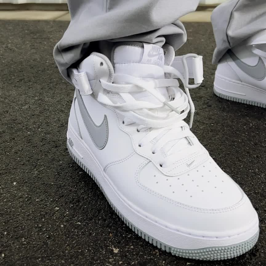 Nike Air Force 1 Mid White Grey DV0806-100 Release Date