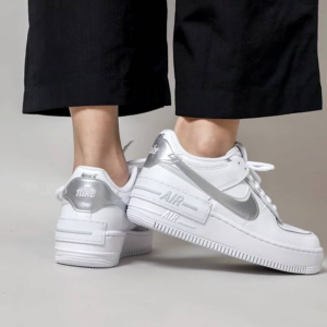 Giay Nike Air Force 1 Shadow 'White Metallic Silver' CI0919-119