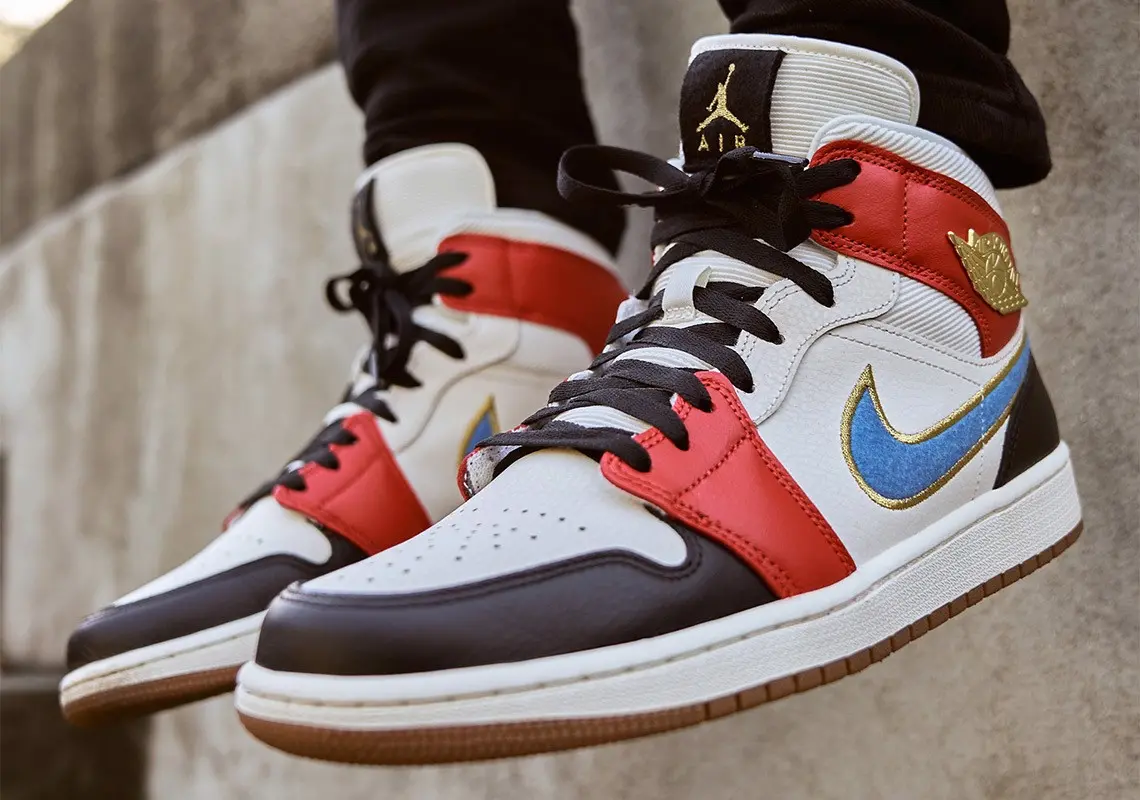 Jordan gioi thieu Air Jordan 1 Mid Let(Her)Man cung voi 2 sinh vien noi bat cua HBCU