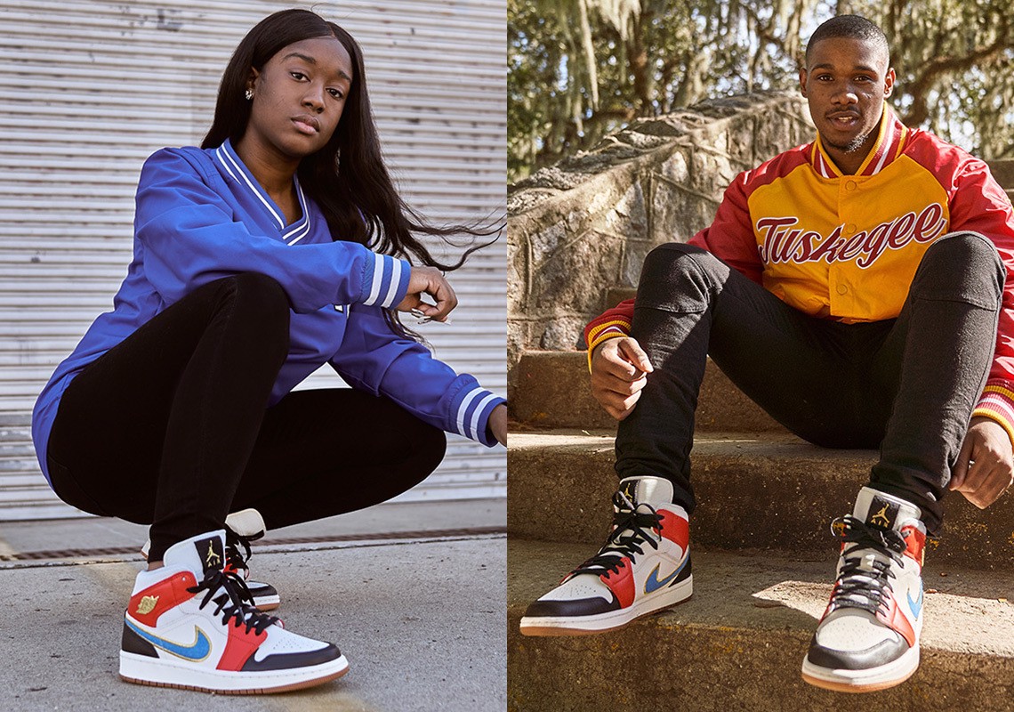 Jordan giới thiệu Air Jordan 1 Mid Let(Her)Man cùng với 2 sinh viên nổi bật của HBCU Hinh anh 3: Jordan gioi thieu Air Jordan 1 Mid Let(Her)Man cung voi 2 sinh vien noi bat cua HBCU