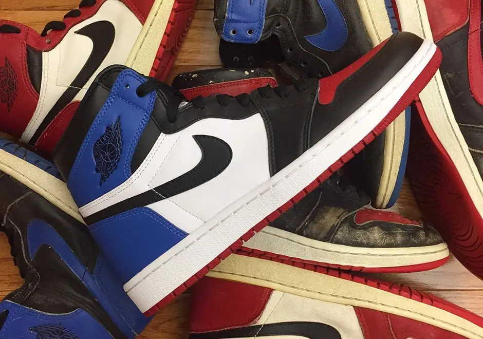 Hinh anh chinh thuc cua doi Air Jordan 1 Retro High OG "Bordeaux"