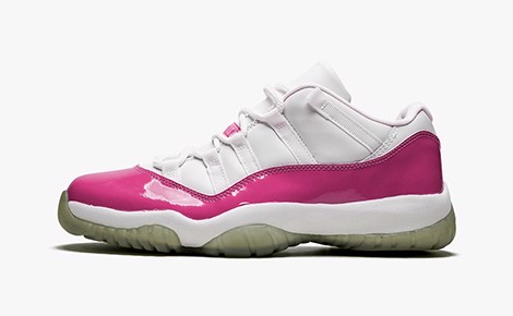 Air Jordan 11 Retro Low GS “Hot Pink” Phối màu: White/Hot Pink Code: 834008-162 Ngày ra mắt: 14/04/2001 Giá bán lẻ: 115 USD