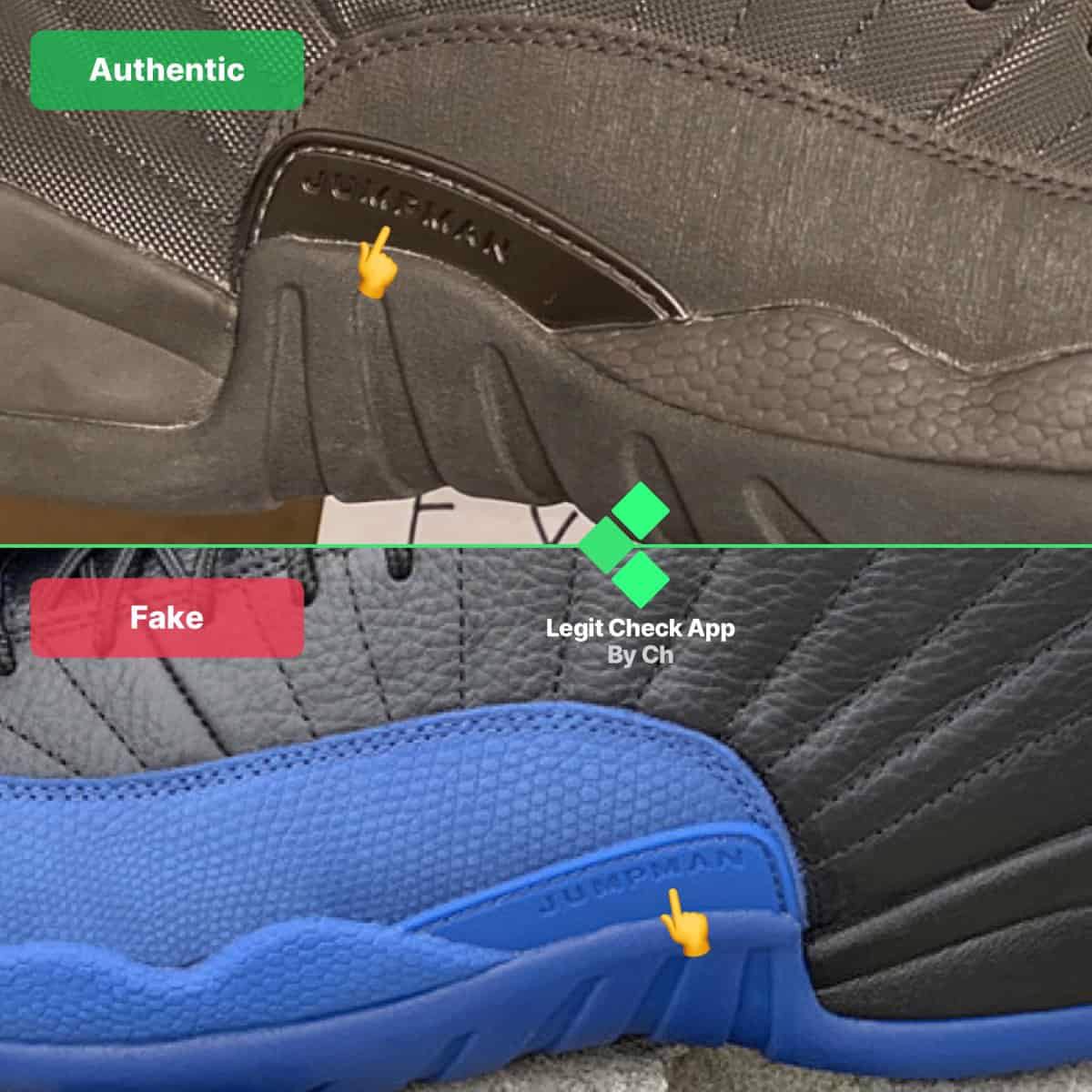 real vs fake retro 12