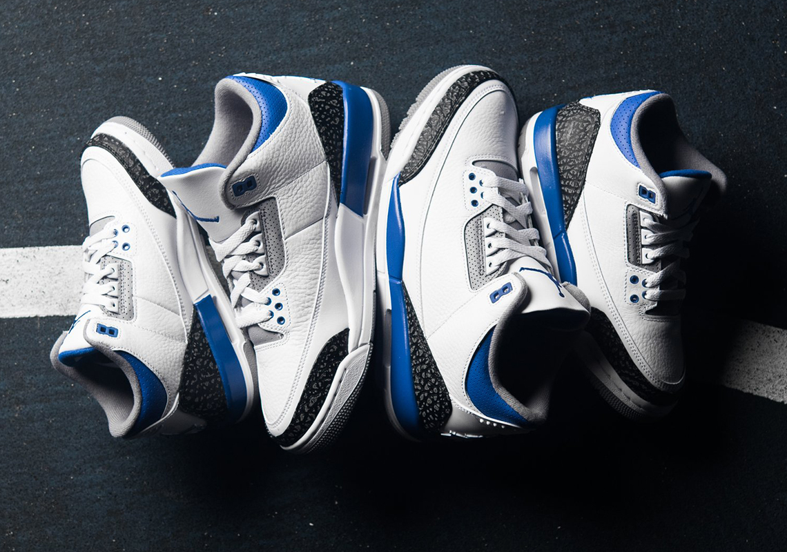 Hinh anh 4: Lich phat hanh chinh thuc cua Air Jordan 3 "Racer Blue" va nhung doi Air Jordan 3 dang mua nhat