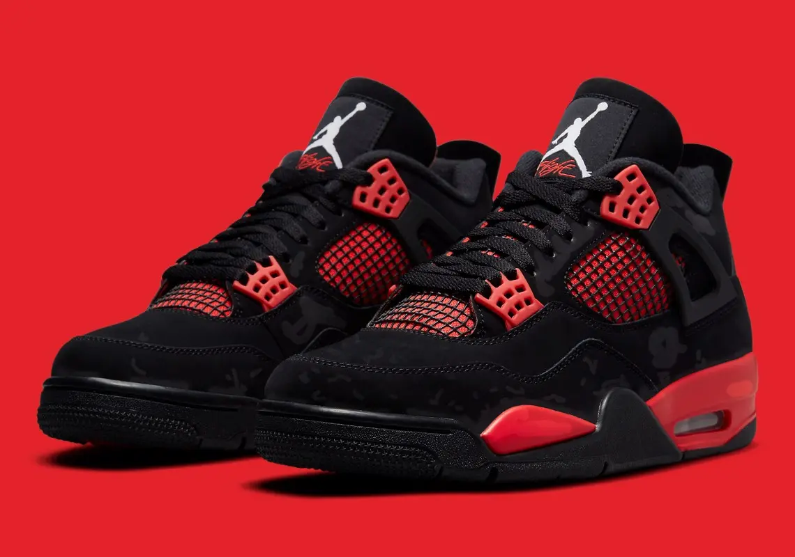 Hinh anh chinh thuc cua Air Jordan 4 “Red Thunder”