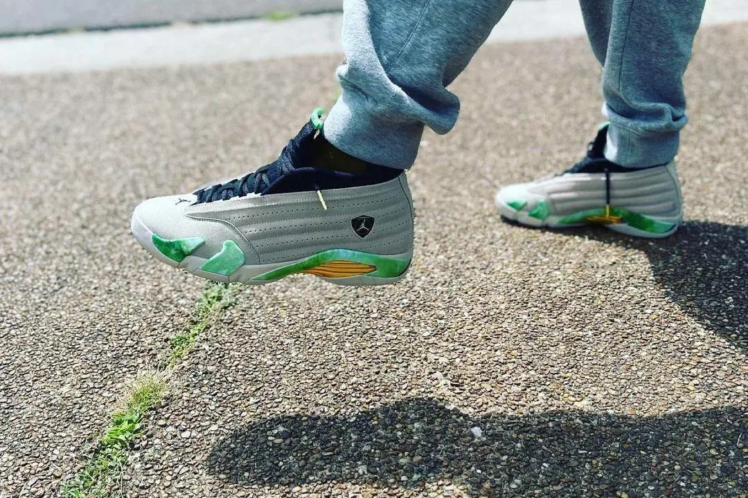 Nhung hinh anh dau tien cua Aleali May x Air Jordan 14 Low
