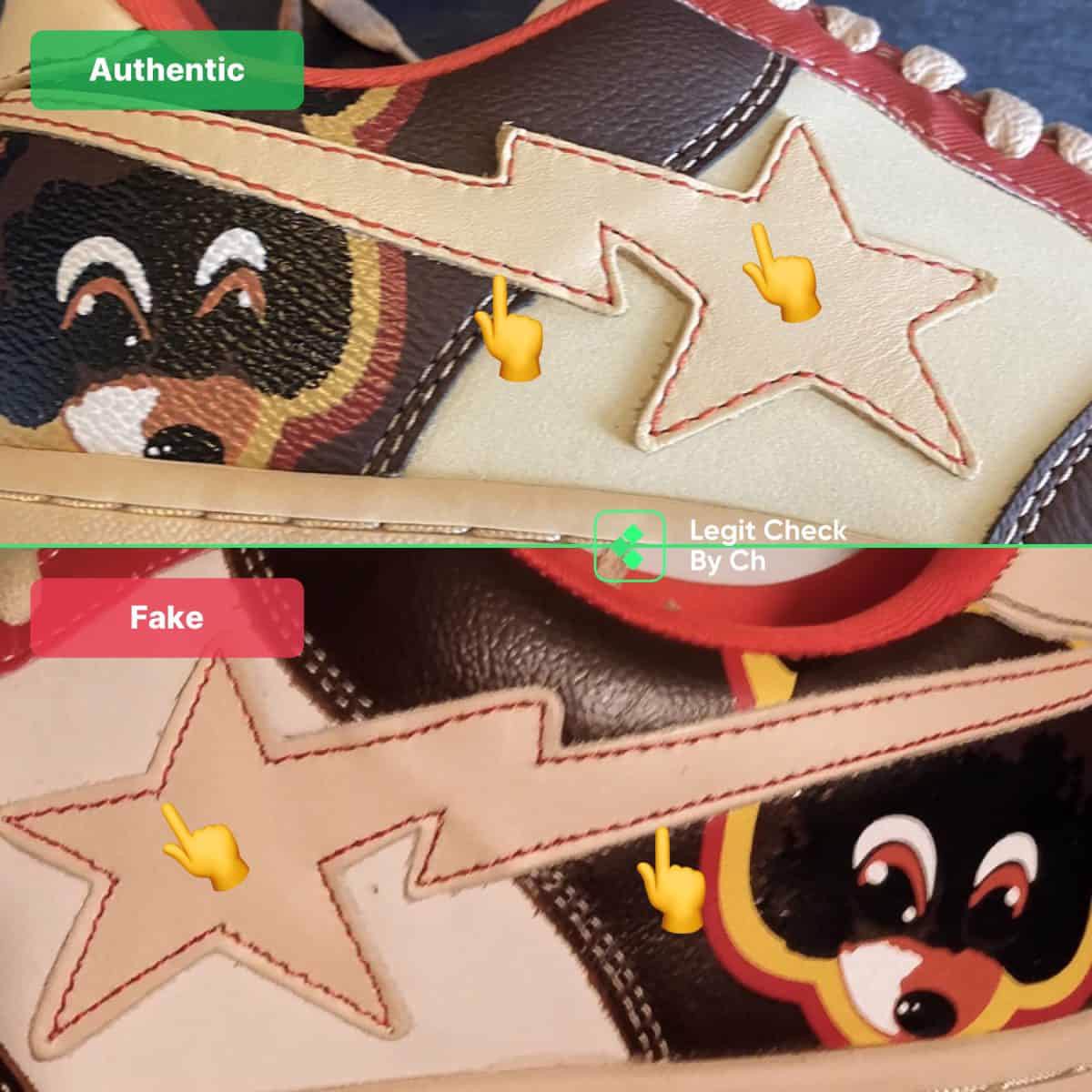 Hinh anh 3: Legitcheck: Cach phan biet A Bathing Ape Bapesta real va fake