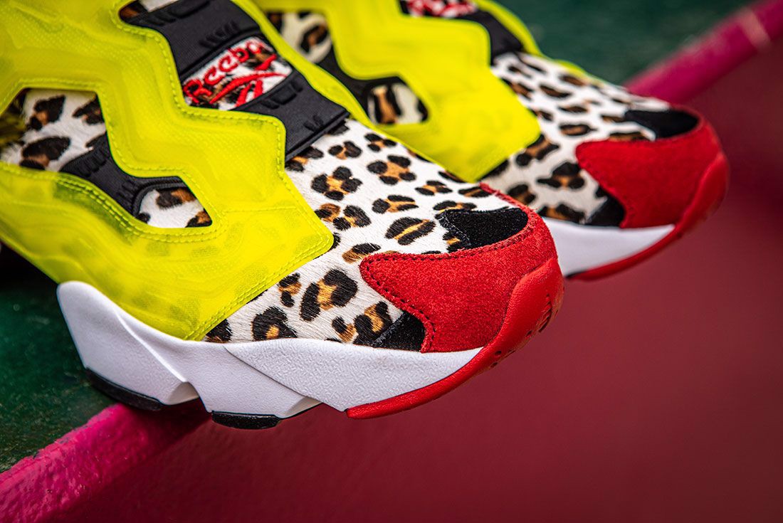 Atmos x Reebok ra mắt Instapump Fury "Citron Animal" với màu sắc tươi sáng và họa tiết báo đốm Hinh anh 3: Atmos x Reebok ra mat Instapump Fury "Citron Animal" voi mau sac tuoi sang va hoa tiet bao dom