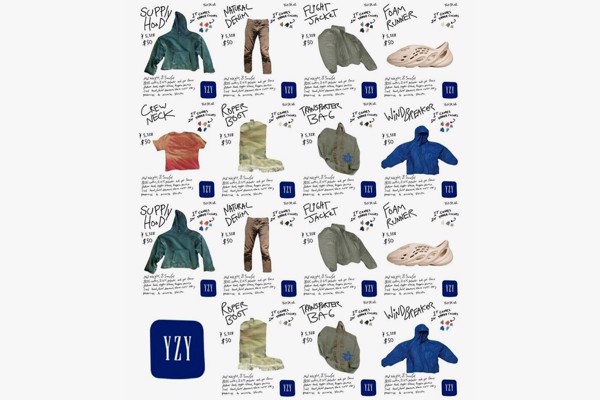 Hinh anh 2: Bo suu tap Yeezy X Gap xuat hien nhung bo anh catalog dau tien
