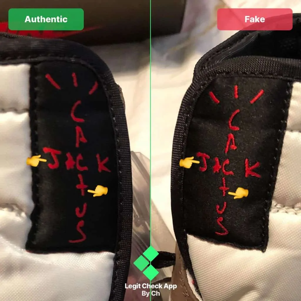 Hinh anh 10: Legitcheck: Huong dan cach phan biet Air Jordan 1 High Travis Scott Real va Fake