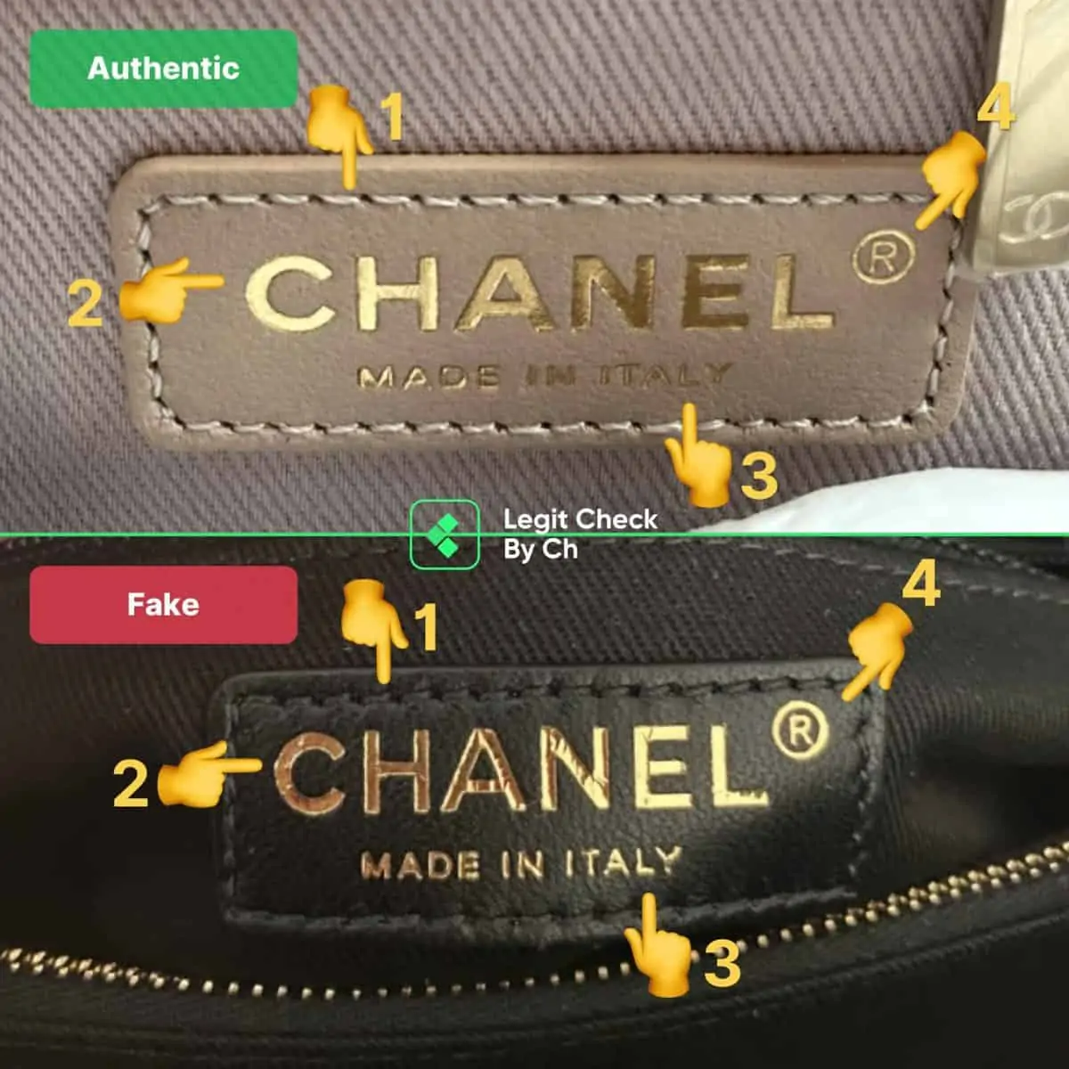 We asked you answered Heres an authentic vs fake Chanel Flap bag s   TikTok