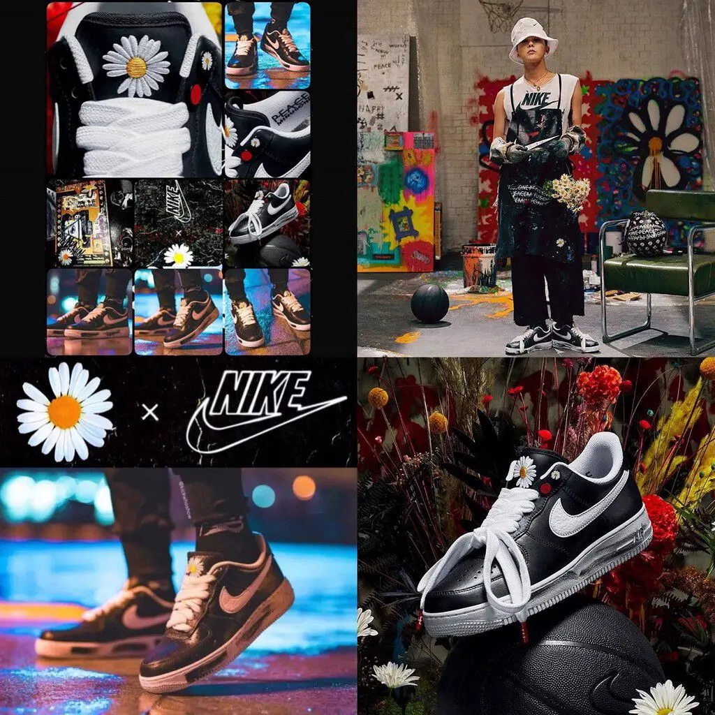 Hinh anh chi tiet cua phien ban PEACEMINUSONE x Nike Kwondo 1 Custom