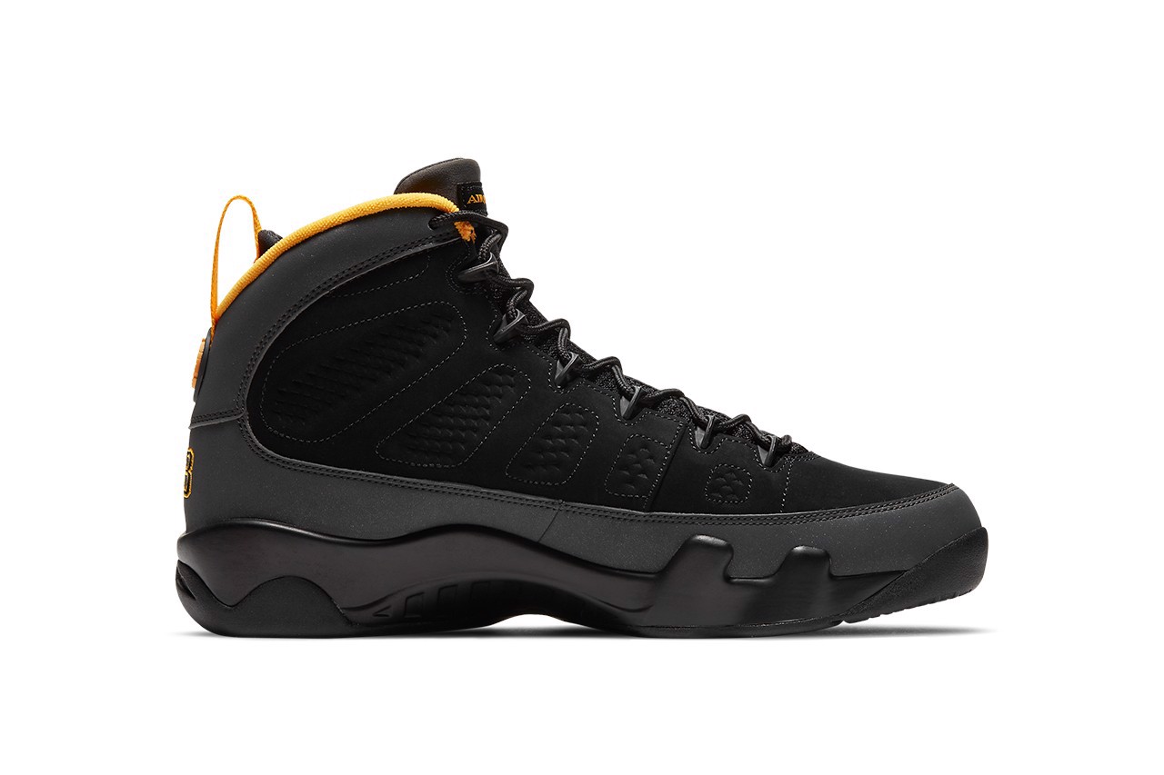 Cái nhìn cận cảnh về đôi Air Jordan 9 “University Gold” cực đẹp lạ Hinh anh 2: Cai nhin can canh ve doi Air Jordan 9 “University Gold” cuc dep la