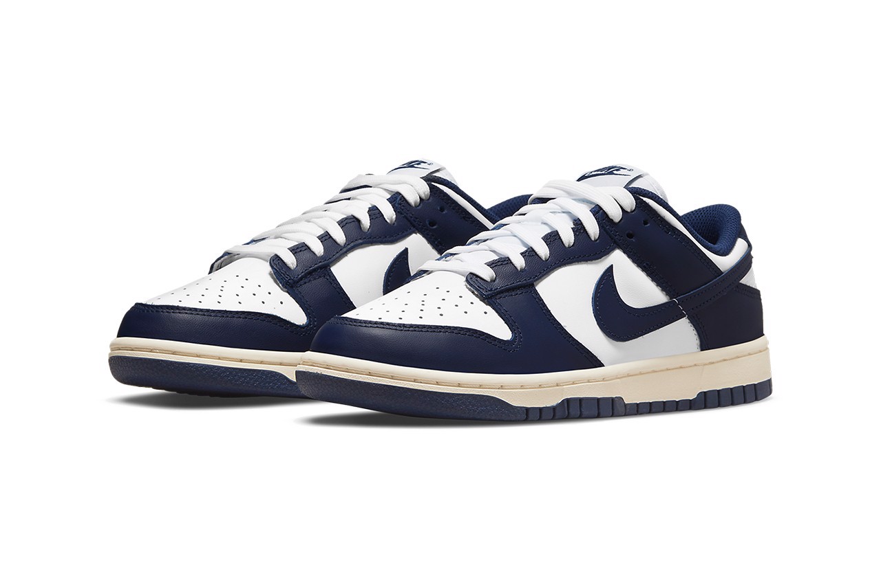 Hinh anh 2: Hinh anh dau tien ve phien ban Nike Dunk Low "Vintage Navy"