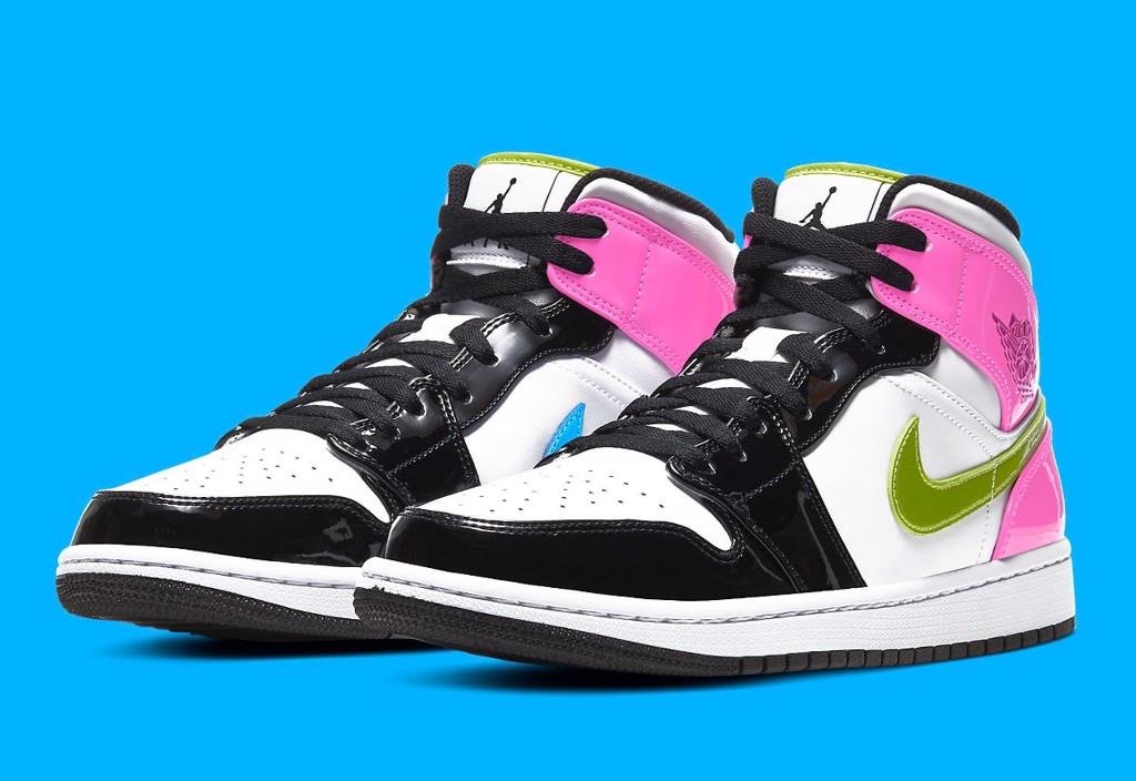 Jordan 1 Mid SE "White/Cyber/Active Fuchsia" Khi hồng là dành cho nam giới! Hinh anh 5: Jordan 1 Mid SE "White/Cyber/Active Fuchsia" Khi hong la danh cho nam gioi!