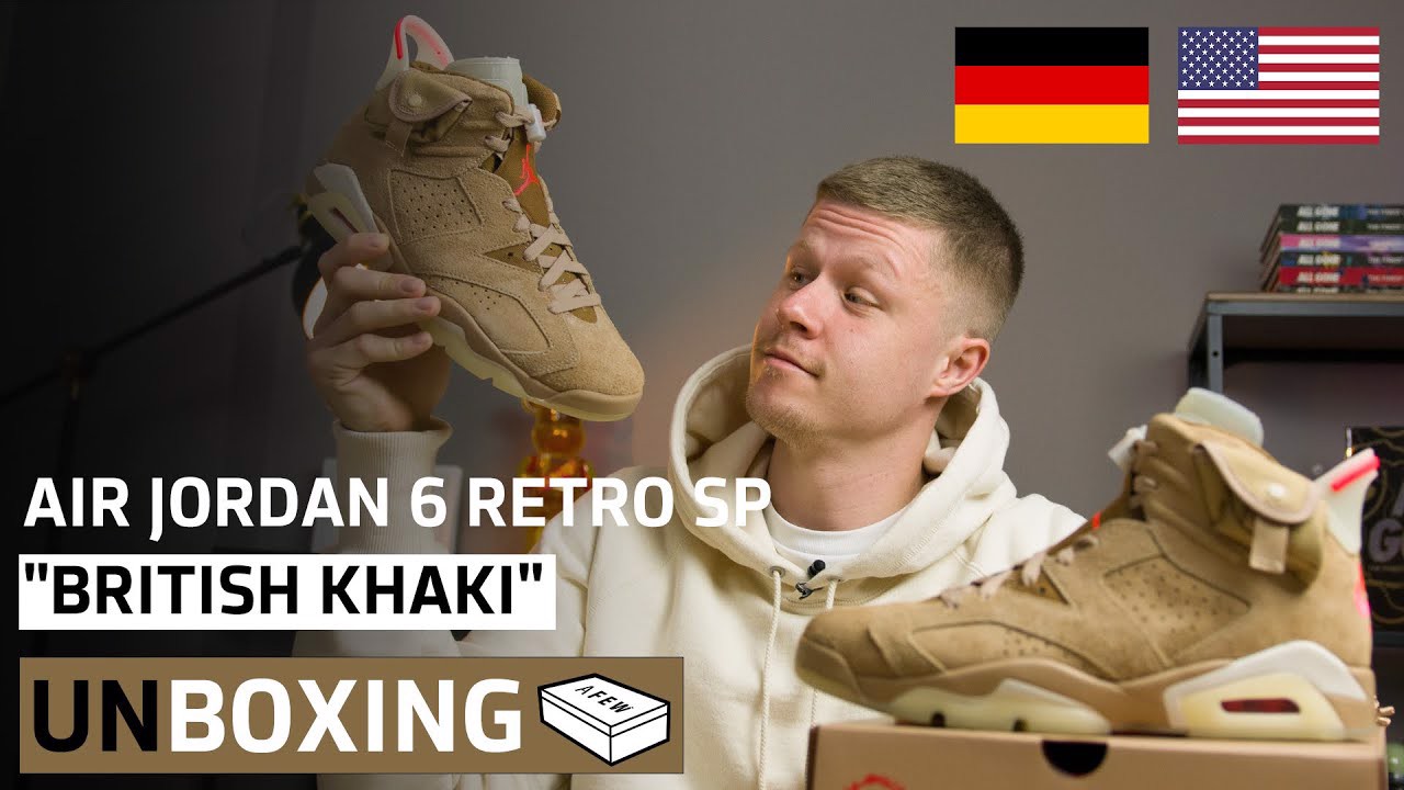 Hinh anh 3: Xuat hien nhung hinh dau tien cua Travis Scott x Air Jordan 6 "British Khaki"