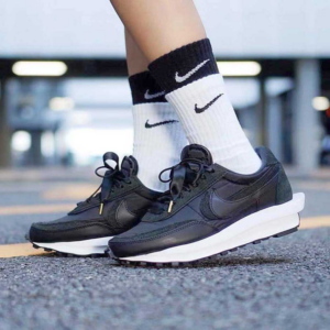 Alternative view of Giày Nike Sacai x LDWaffle 'Black Nylon' BV0073-002