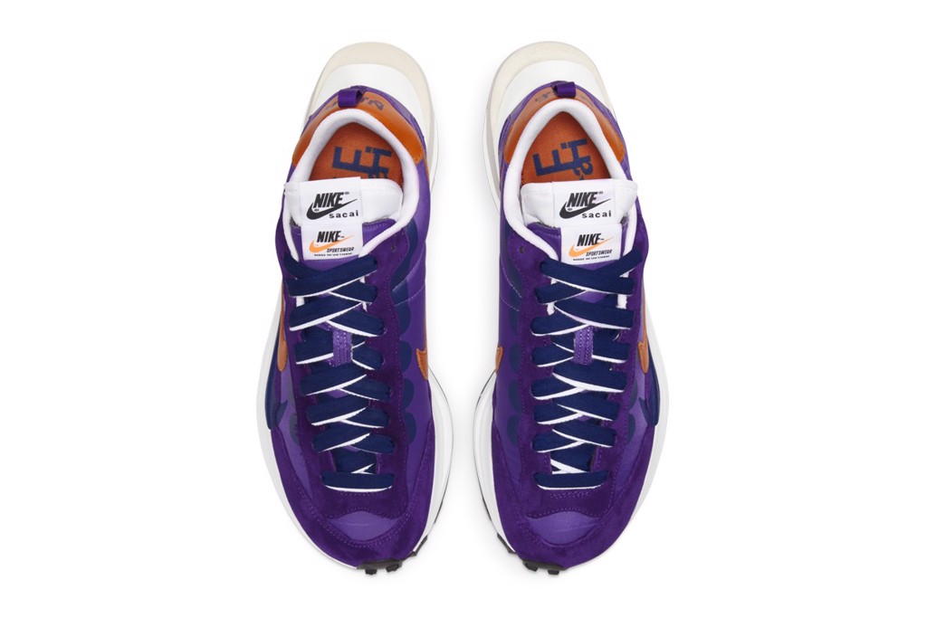 Hinh anh 2: Sacai va Nike bat tay cho mau Vaporwaffle "Dark Iris" moi nhat