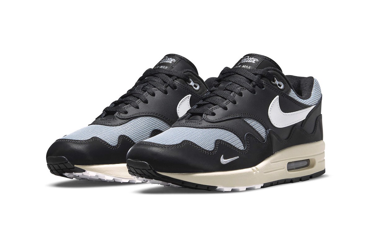 Hinh anh 2: Hinh anh chinh thuc cua phien ban Patta x Nike Air Max 1 "Black"