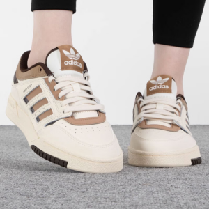 Giay Adidas Drop Step Low 'White Brown' H03684