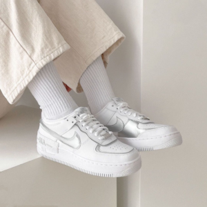 Giay Nike Air Force 1 Shadow 'White Metallic Silver' CI0919-119