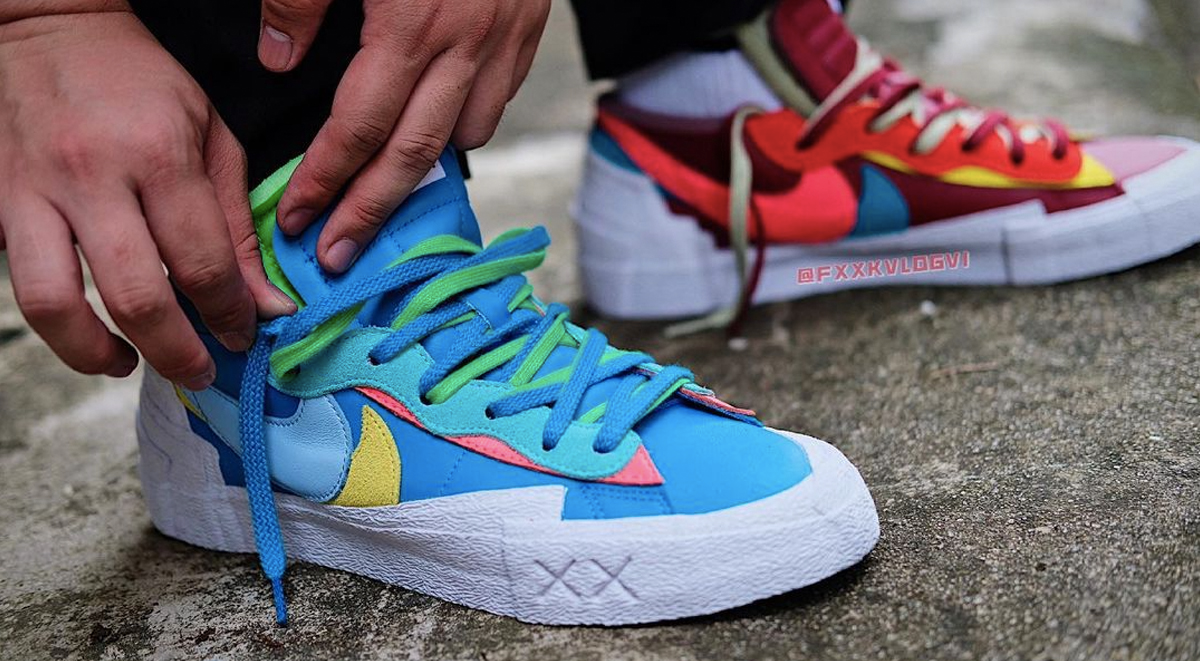 Hinh anh 3: Nhung hinh anh moi nhat ve phien ban Kaws x Sacai x Nike Blazer Low