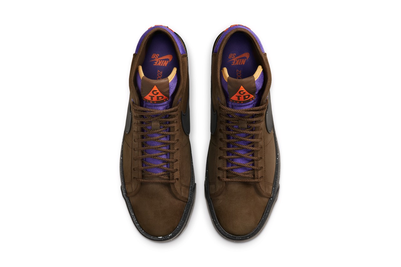 Grant Taylor's Nike SB Zoom Blazer Mid Pro GT khơi gợi nguồn cảm hững từ phối màu ACG Hinh anh 2: Grant Taylor's Nike SB Zoom Blazer Mid Pro GT khoi goi nguon cam hung tu phoi mau ACG