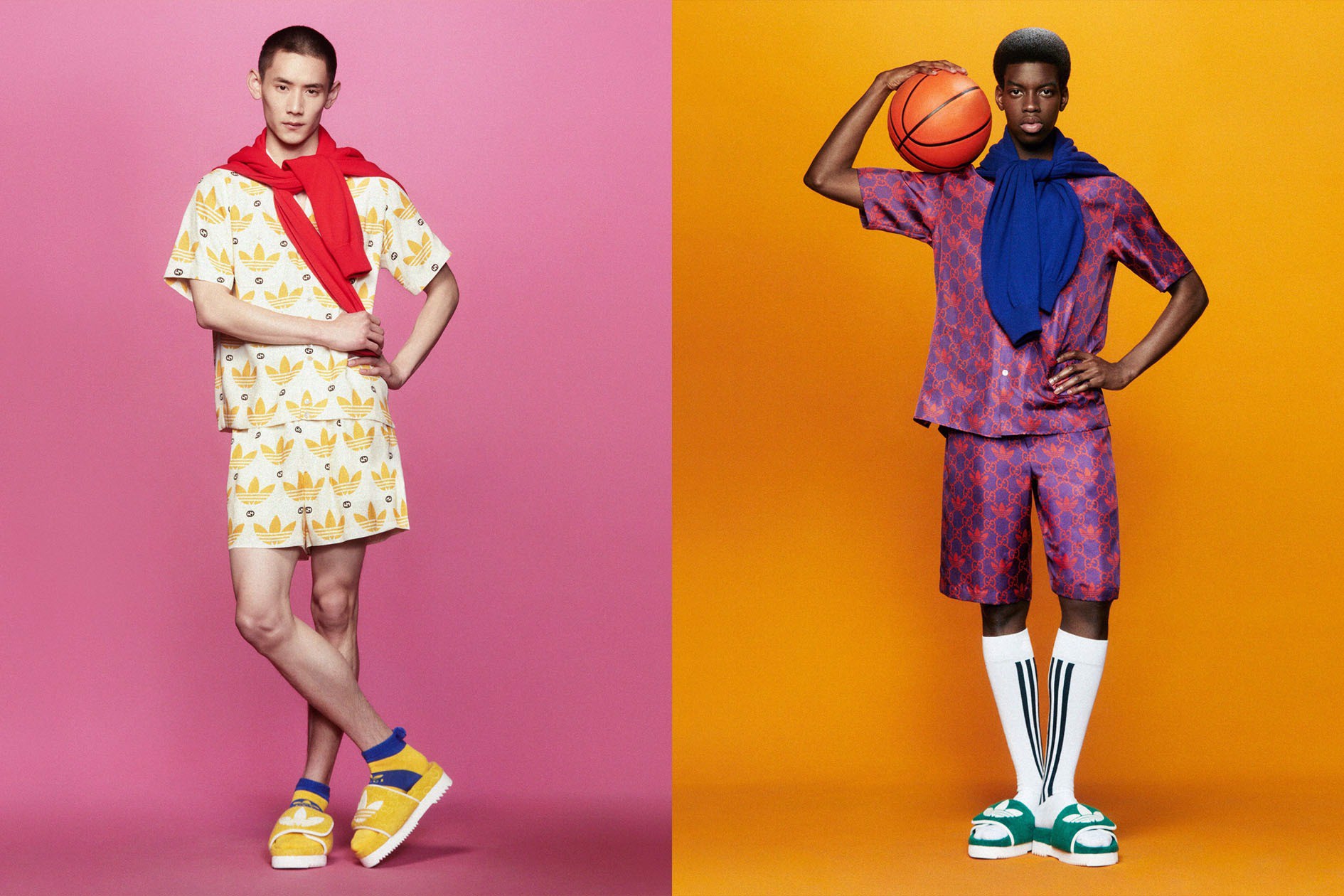 Hinh anh 3: adidas x Gucci khi san pham duoc tan dung gioi thieu ngay ca tren san runaway?