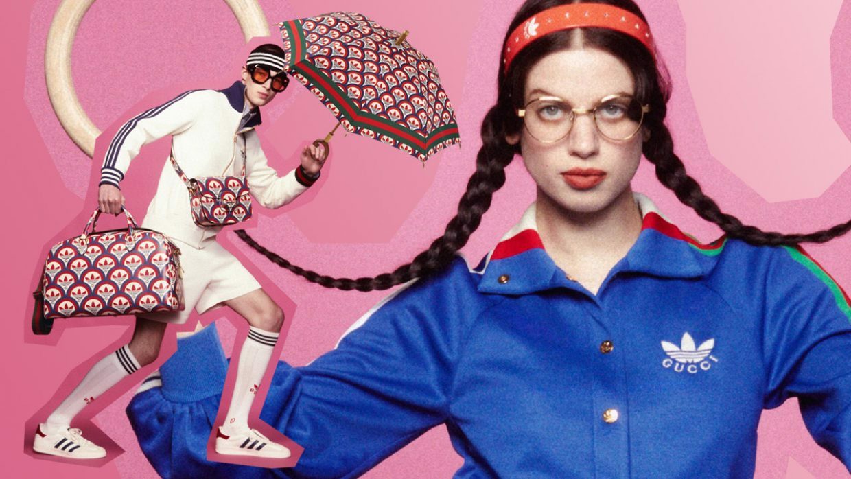 Hinh anh 4: adidas x Gucci khi san pham duoc tan dung gioi thieu ngay ca tren san runaway?