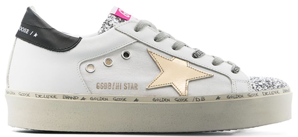 Giày Golden Goose Hi-Star White Glitter GWF00120-F001086-80822