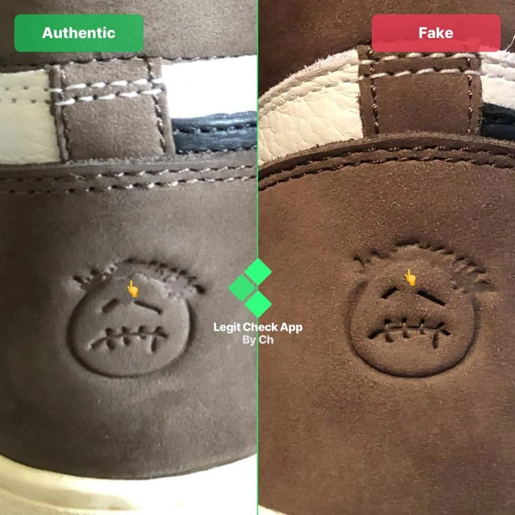 Hinh anh 13: Legitcheck: Huong dan cach phan biet Air Jordan 1 High Travis Scott Real va Fake