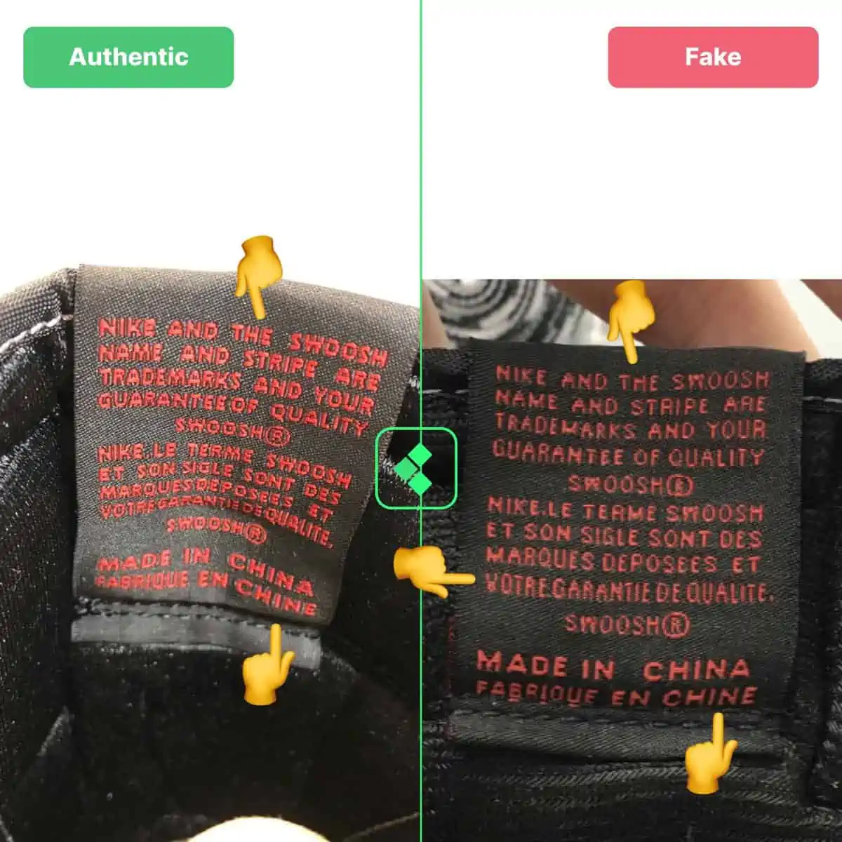 Hinh anh 2: Legit check: Huong dan phan biet mau giay Travis Scott Air Jordan 1 Low Black Phantom that hay gia