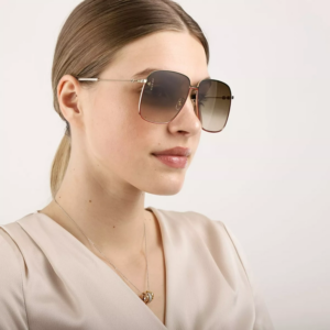 Alternative view of Kính Gucci Brown Oversized Ladies GG0394S-003