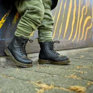 Alternative view of Giày Dr.Martens Youth 1460 Softy T Leather Lace Up 'Black' 21975001