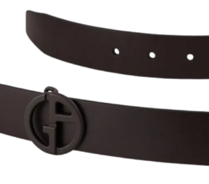 Alternative view of Thắt Lưng Giorgio Armani Reversible Leather Belt 'Dark Brown'