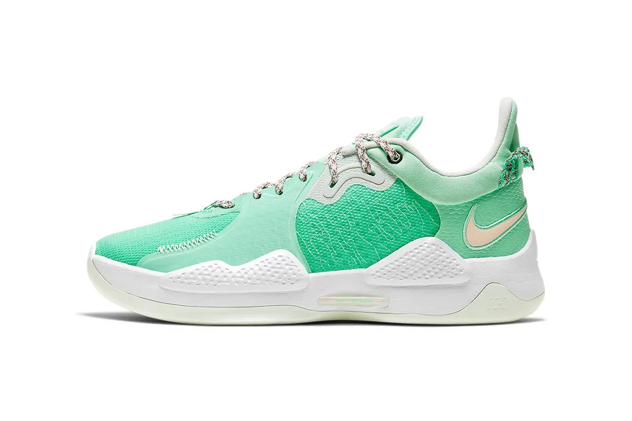 Cai nhin chi tiet ve Nike PG 5 "Play For The Future" cua Paul George sap duoc ra mat