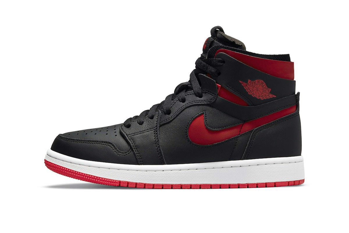 Su tro lai cua Air Jordan 1 High Zoom CMFT tren phoi mau "Bred"