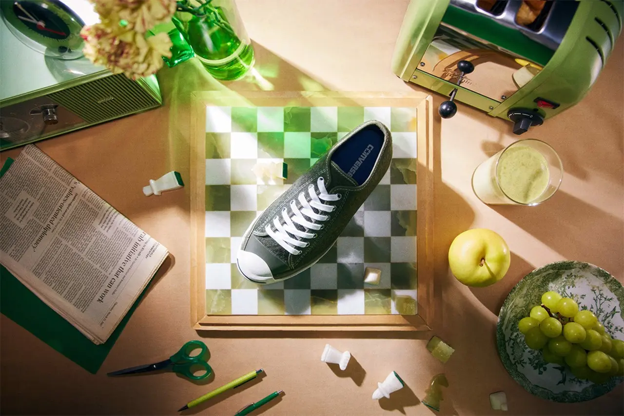 Hinh anh chinh thuc ve phien ban Converse Jack Purcell "Matcha"