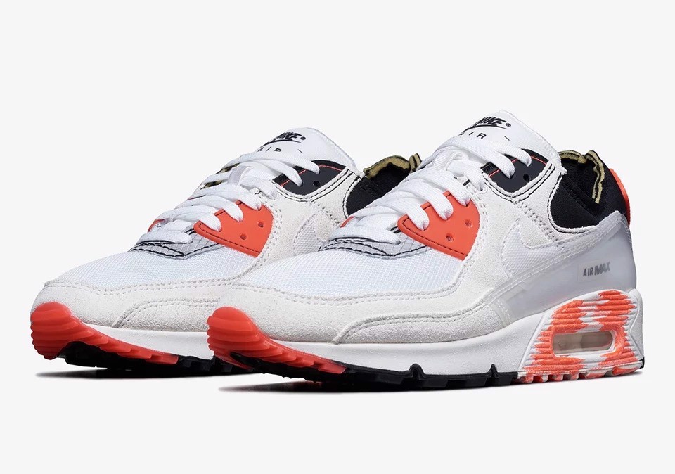 Nike Air Max 90 và phối màu Bright Crimson quyến rũ