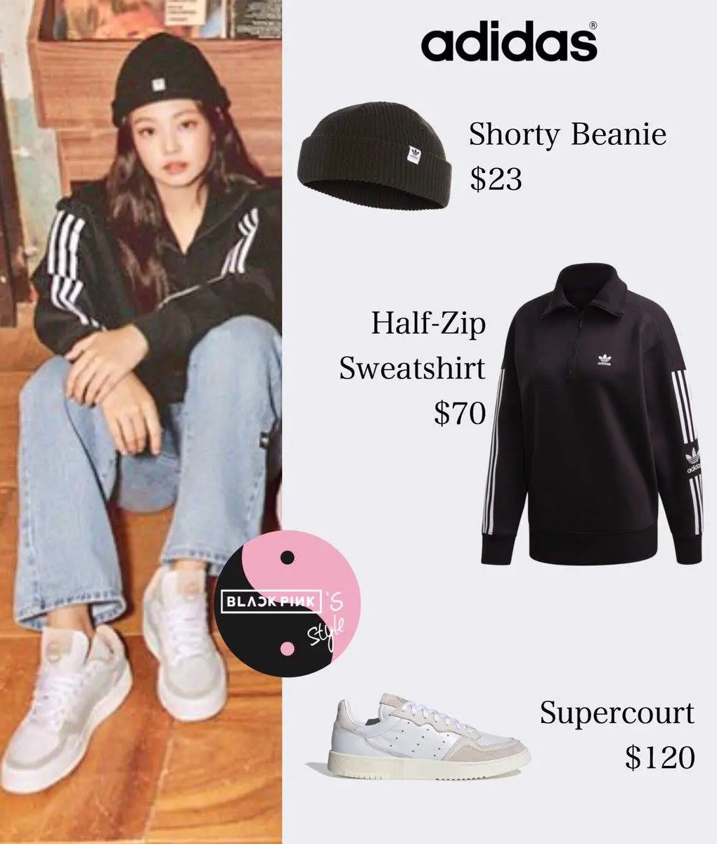 Hoc tap Black Pink phoi do cung Supercourt that xinh!