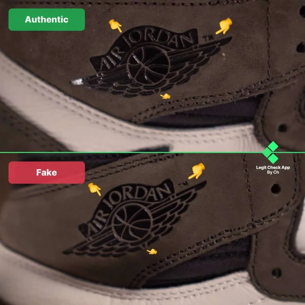 Hinh anh 8: Legitcheck: Huong dan cach phan biet Air Jordan 1 High Travis Scott Real va Fake